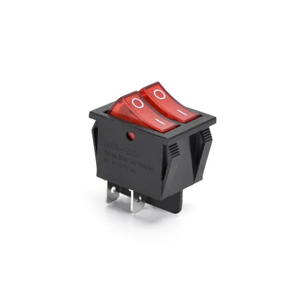 Double Pole 6 Pins Rocker Switch