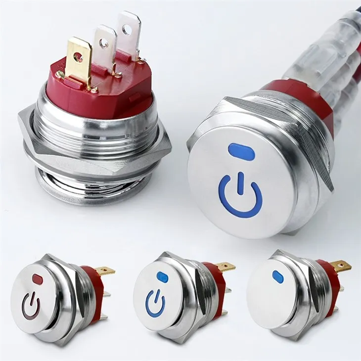 20A/12V 22MM Rocker Switch LED Light With Water Pipe Symbol